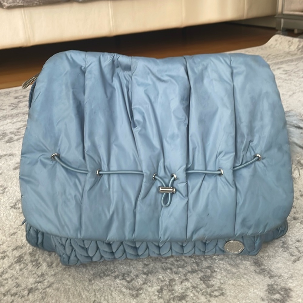 HAPP brand blue diaper bag